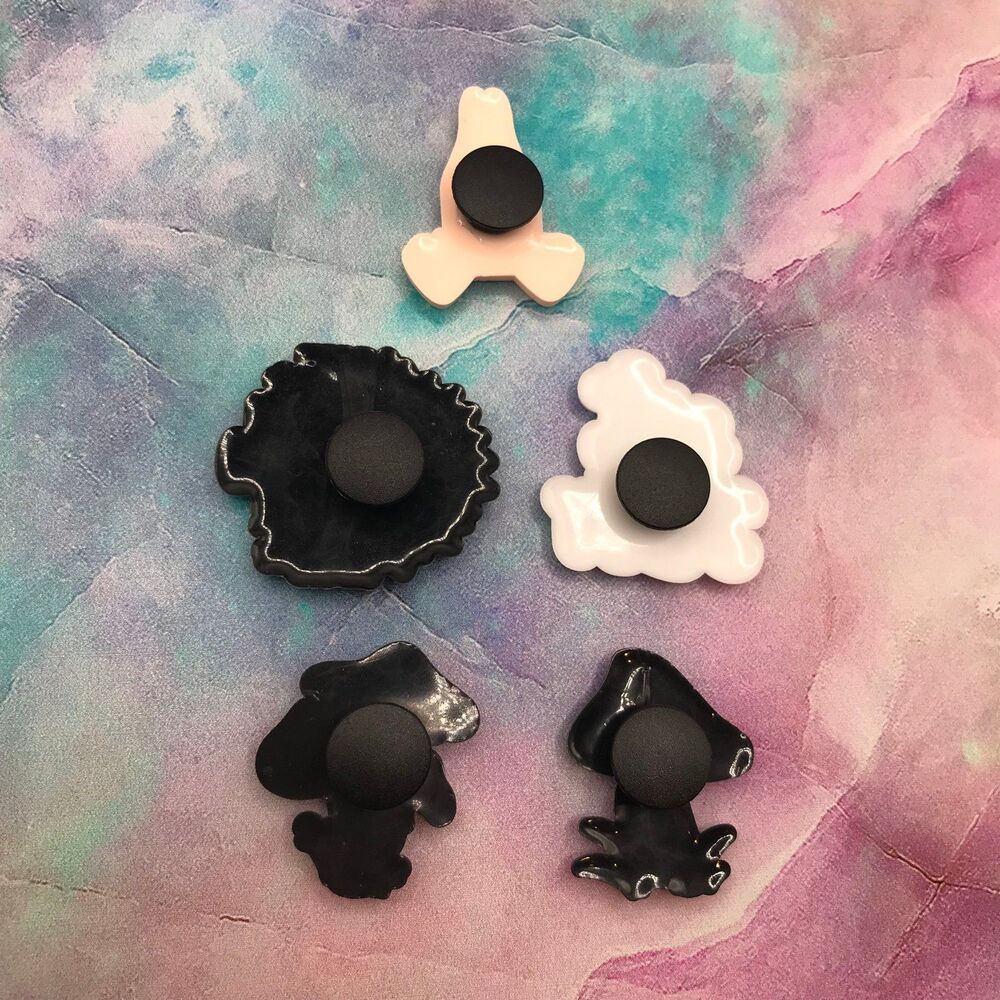 Shoe Charm Set Namaste Motivational Quotes Mushrooms - Picture 7 of 7